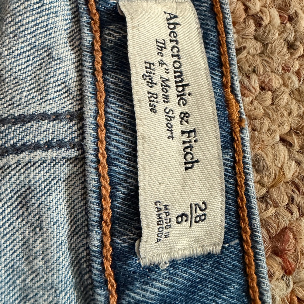 Abercrombie & Fitch Light Blue Denim Shorts